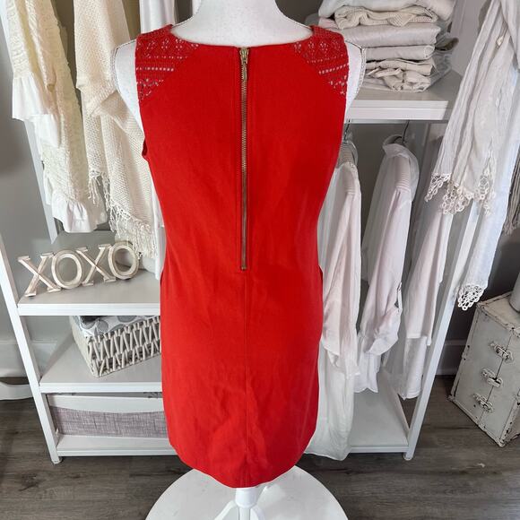 Nine West women's size 4 sheath dress orangish red. Coastal fun #0971 - Picture 14 of 15